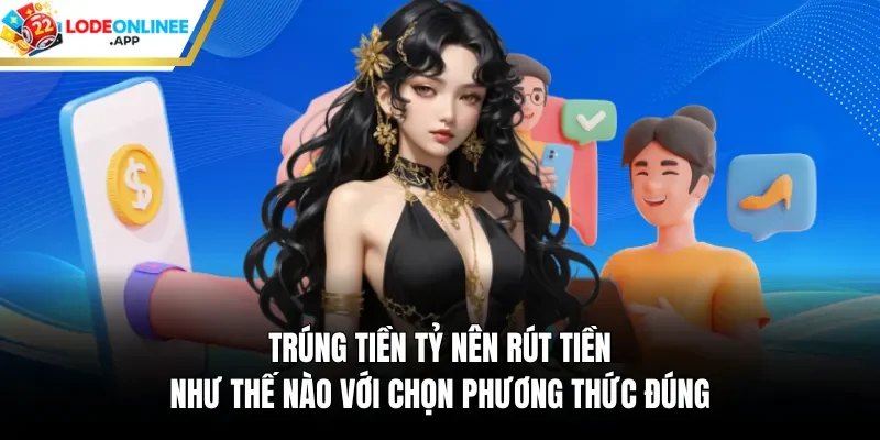 Trúng tiền tỷ nên rút tiền như thế nào với chọn phương thức đúng