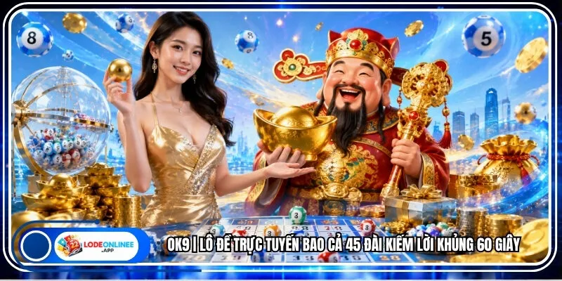OK9 | Lô Đề Trực Tuyến Bao Cả 45 Đài Kiếm Lời Khủng 60 Giây
