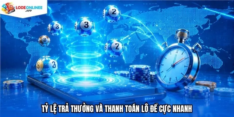 Tỷ lệ trả thưởng và thanh toán lô đề cực nhanh