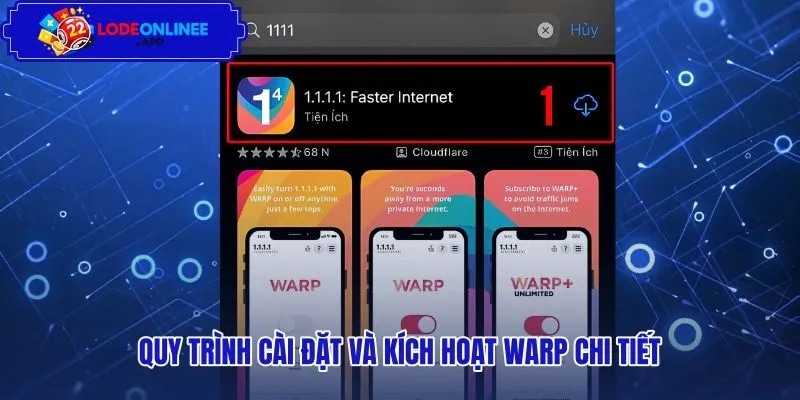 quy-trinh-cai-dat-va-kich-hoat-warp-chi-tiet Thao tác cài đặt WARP chuẩn xác khi tải VPN 1.1.1.1